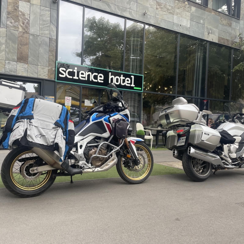Bikers welcome – with open arms and secure parking!